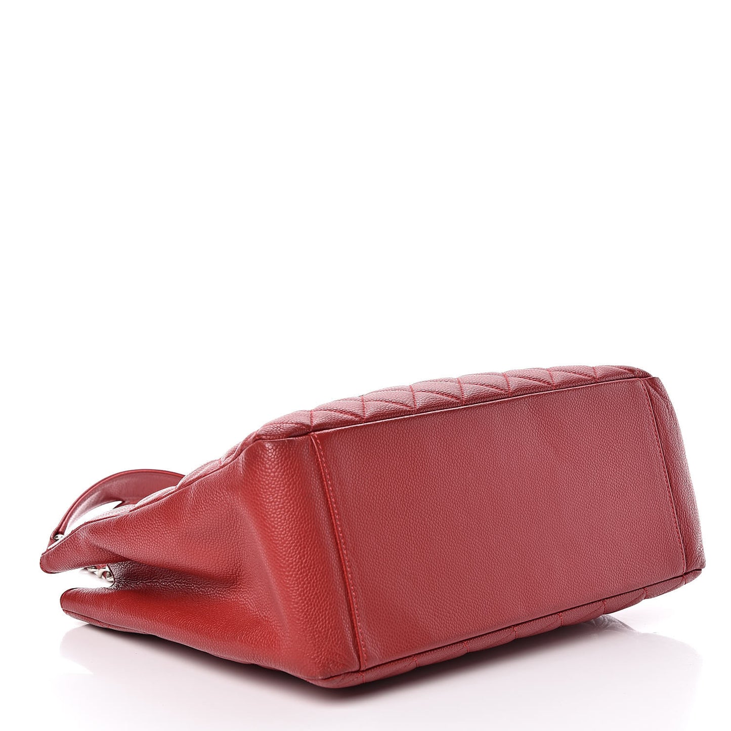 Caviar Quilted Grand Shopping Tote GST Red