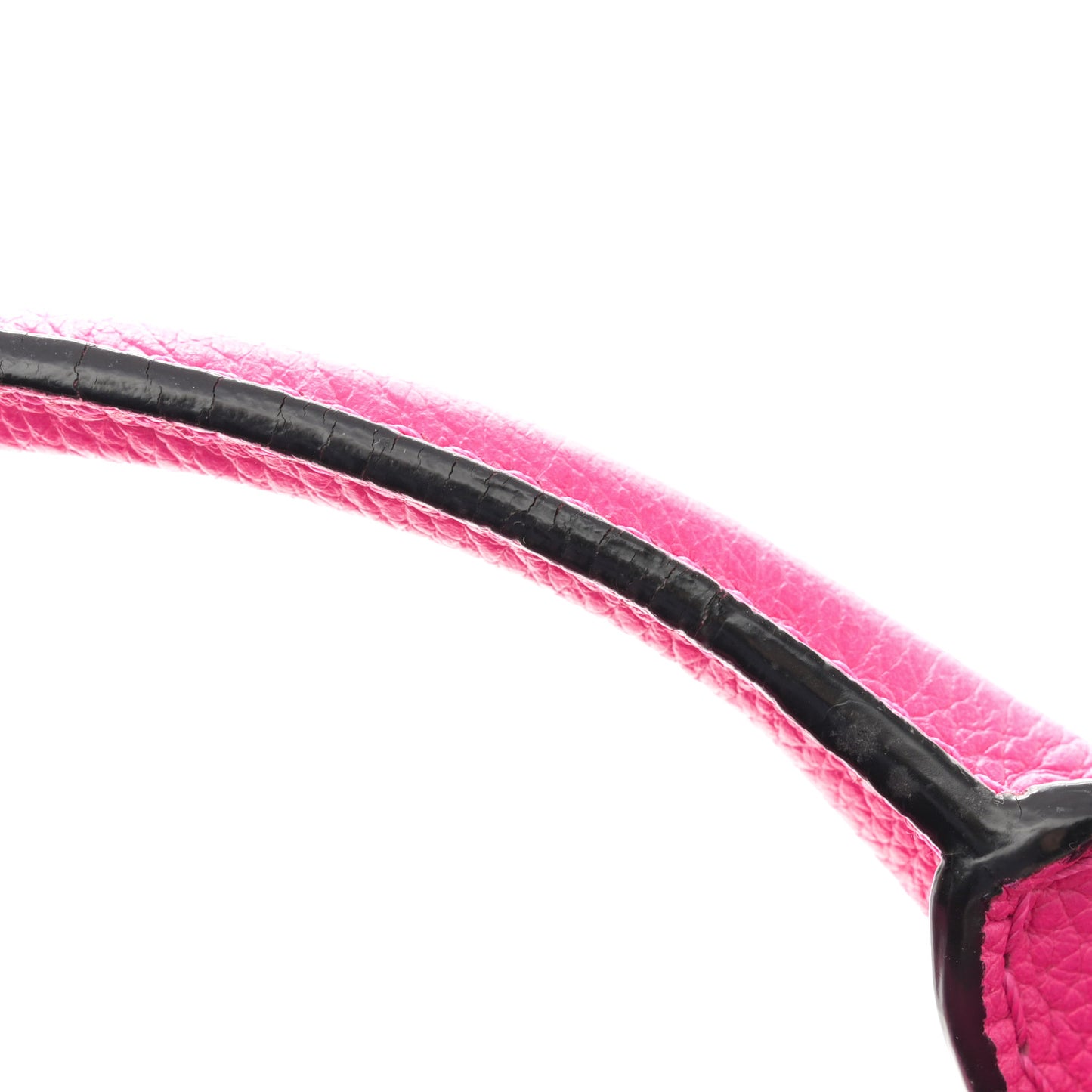 Pebbled Calfskin Small Skull Padlock Zip Around Tote Bouganville