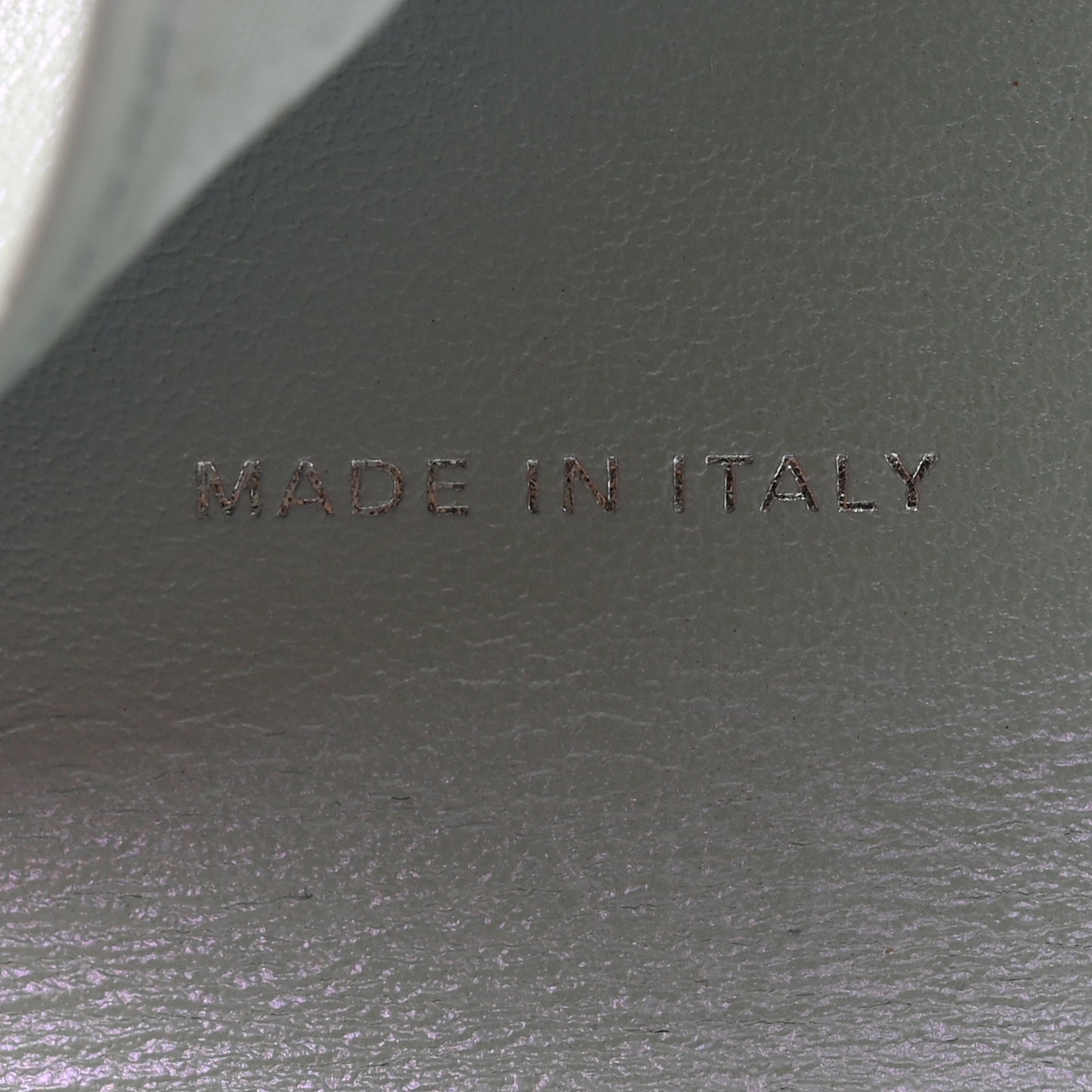 Iridescent Calfskin Quilted Compact Flap Wallet Light Blue