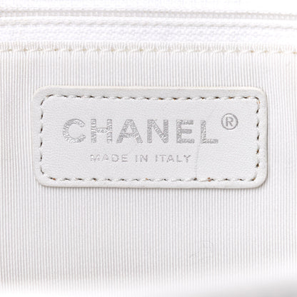 Chanel Calfskin Cerf Executive Shopper Tote White 6 of 15
