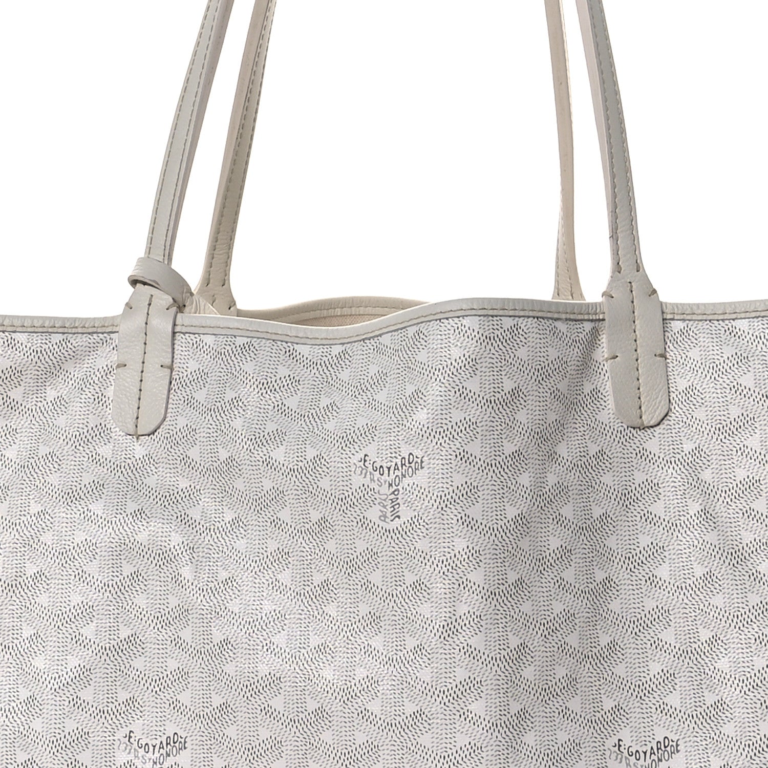 Goyard Goyardine Saint Louis GM White 7 of 10