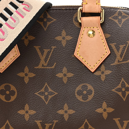 Louis Vuitton Monogram Speedy Bandouliere 20 Black 7 of 14