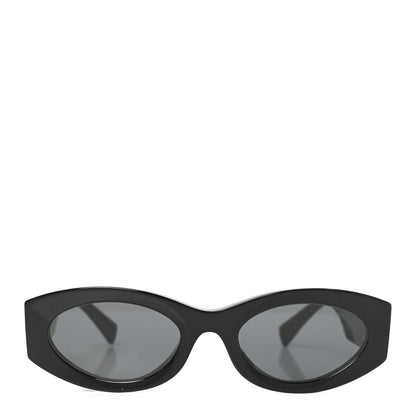 Miu Miu Acetate Oval Glimpse Sunglasses SMU11W Black 2 of 7