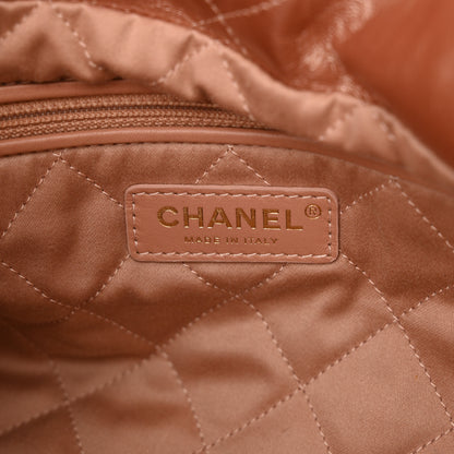 Chanel Metallic Calfskin Quilted Chanel 22 Copper 8 of 11