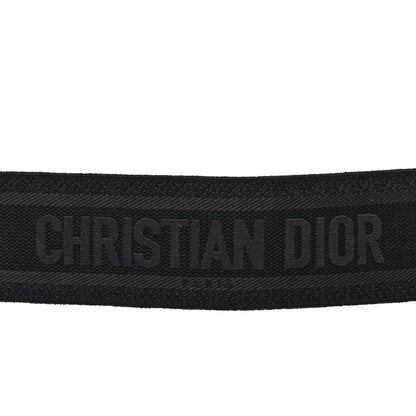 Christian Dior Canvas Embroidered Large Book Belt 75 30 Anthracite 4 of 4