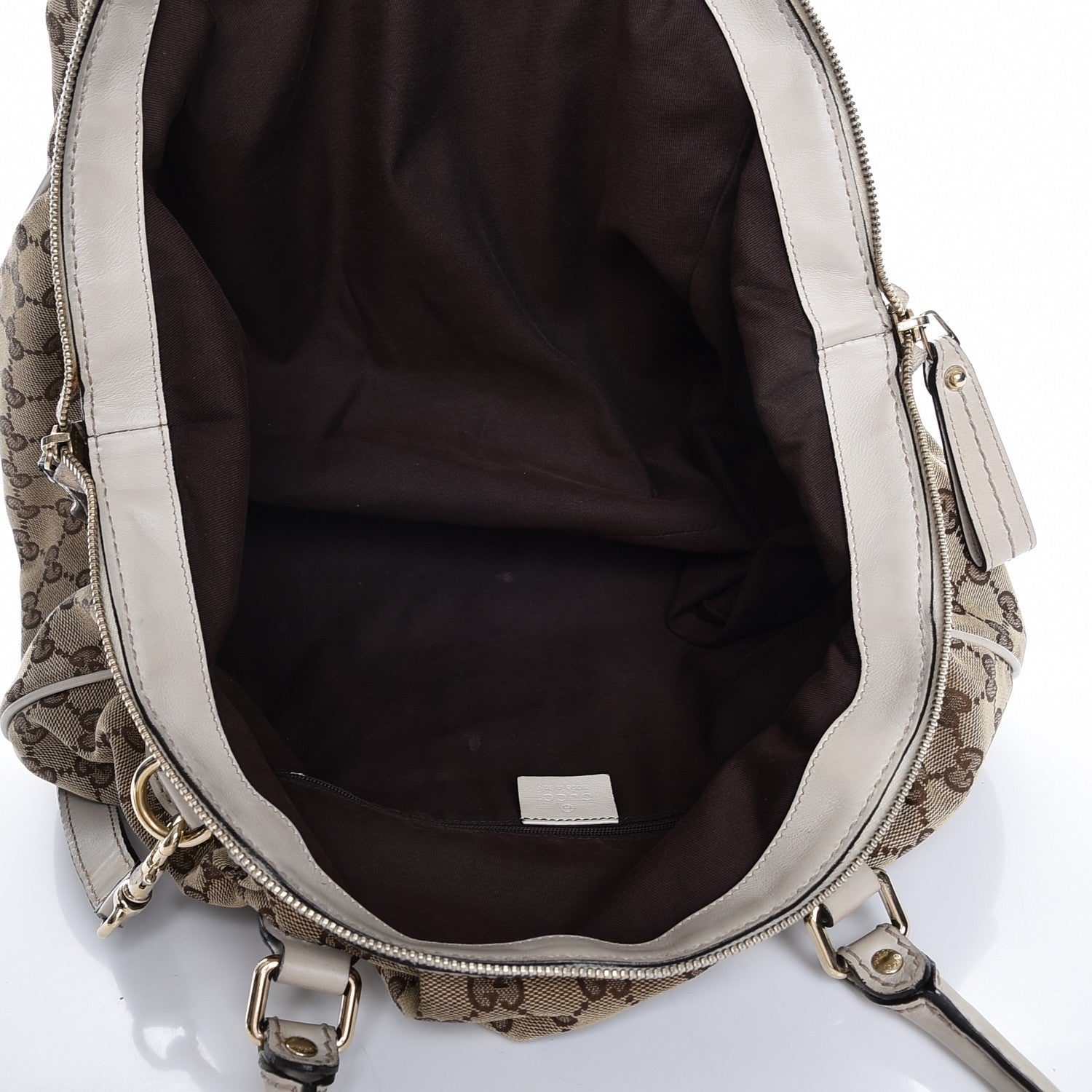 Gucci Monogram Medium Sukey Boston Off White 6 of 10