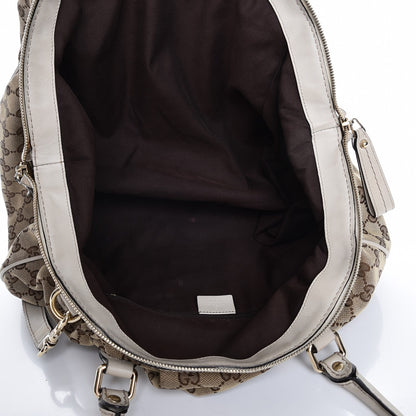 Gucci Monogram Medium Sukey Boston Off White 6 of 10