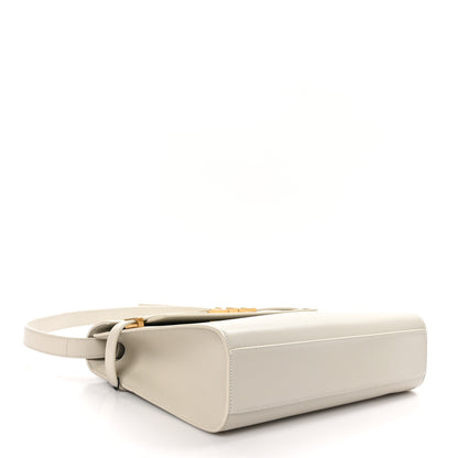 Saint Laurent Smooth Calfskin Manhattan Shoulder Bag Ivory 4 of 11