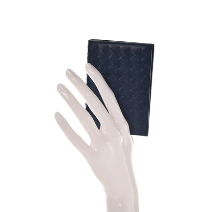 Bottega Veneta Intrecciato VN Card Case Blue 2 of 8
