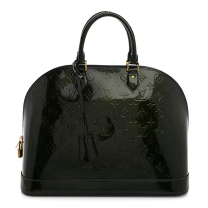 Louis Vuitton Vernis Alma GM Noir Magnetique 1 of 10