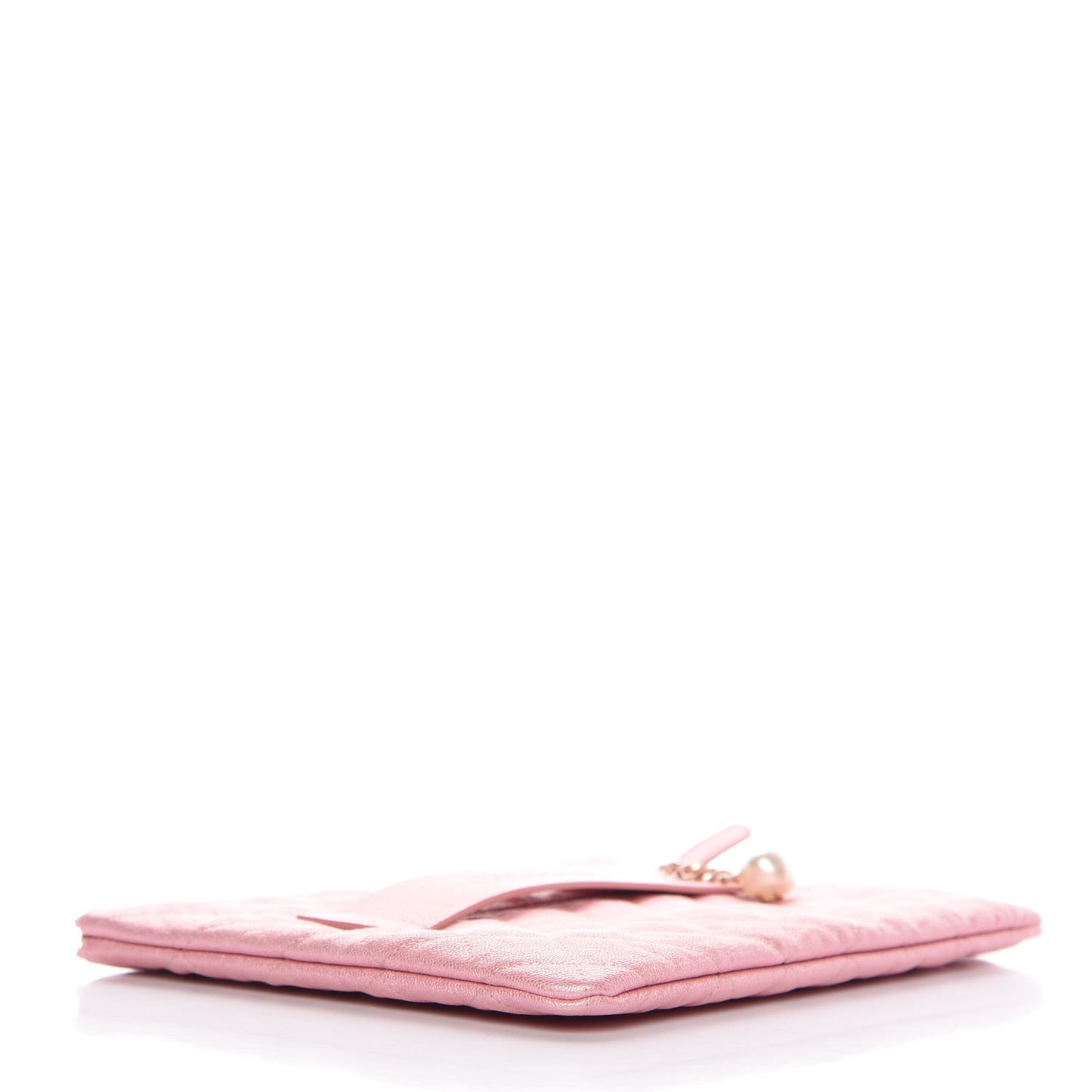 Iridescent Caviar Medium Night by the C Pouch Clutch Rose Pink