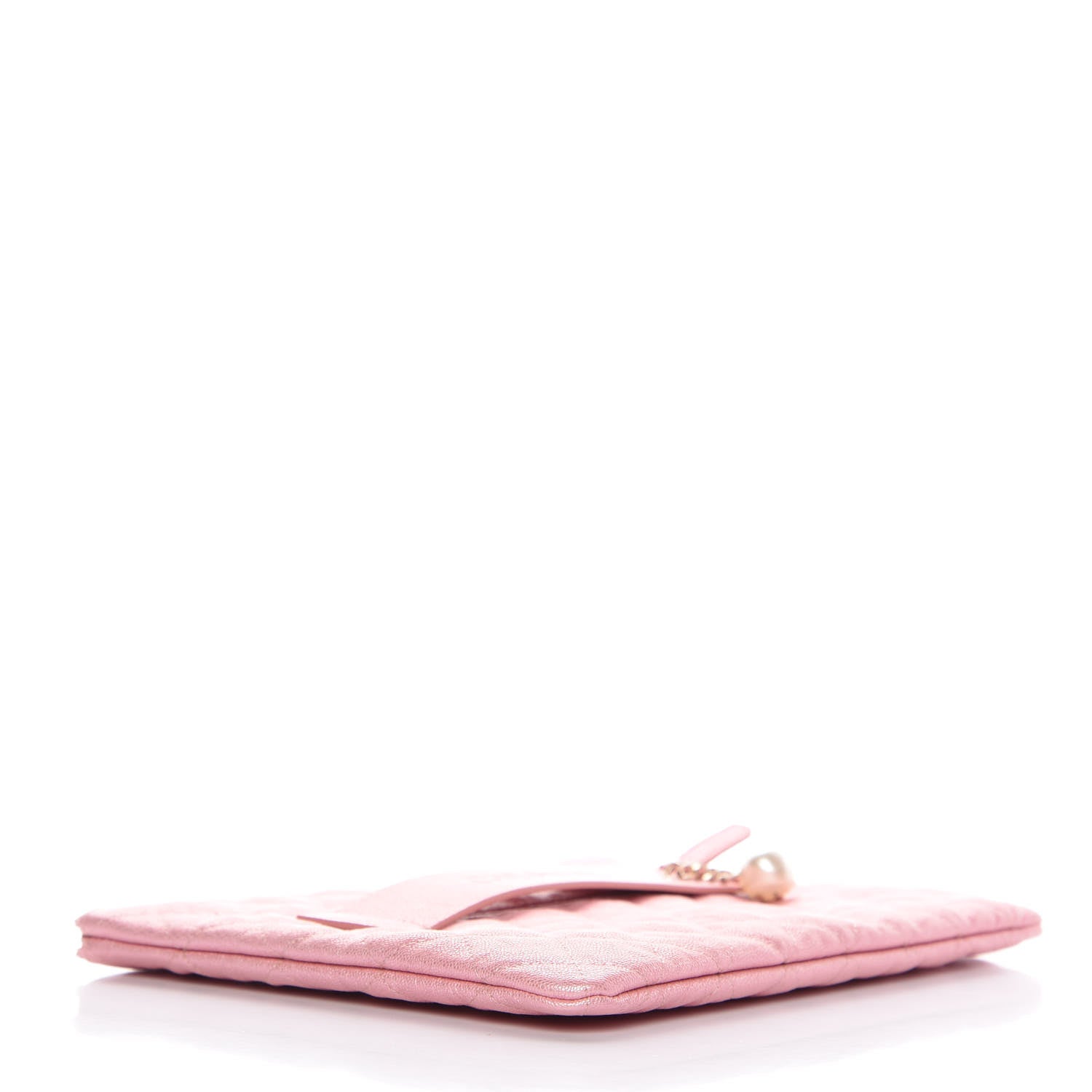 Chanel Iridescent Caviar Medium Night by the C Pouch Clutch Rose Pink 4 of 8