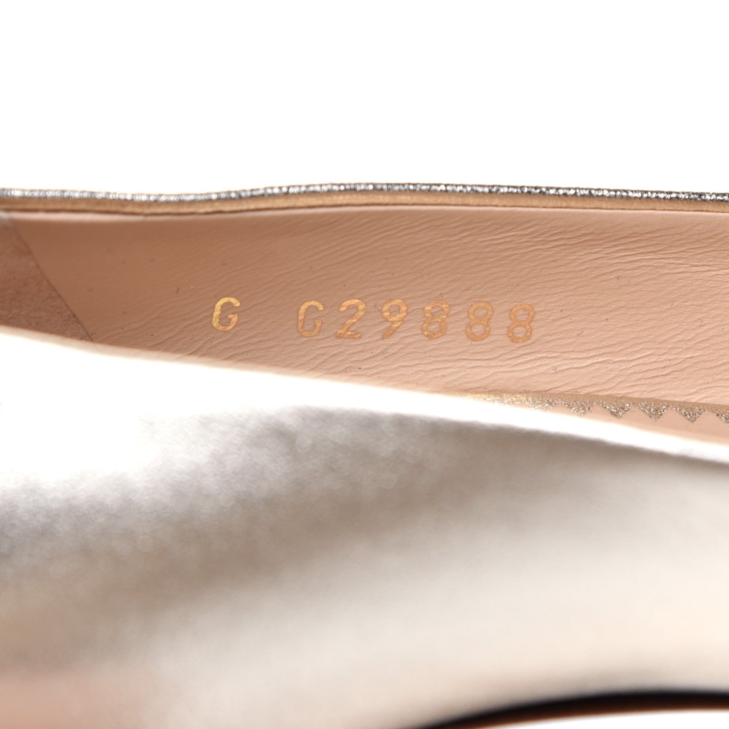 Chanel Metallic Lambskin CC Pumps 36 Light Gold Black 8 of 9
