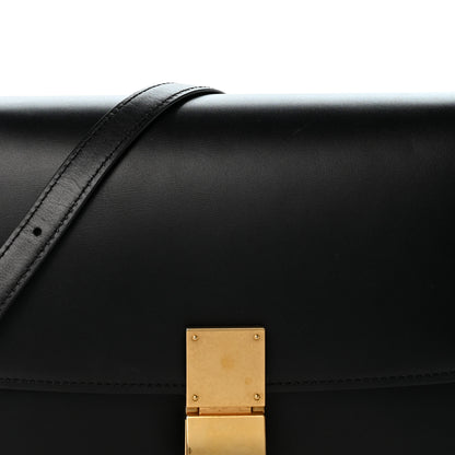 Celine Box Calfskin Medium Classic Box Flap Bag Black 8 of 13
