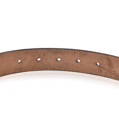 Gucci Calfskin Crystal Interlocking G Belt 80 32 Black 6 of 11