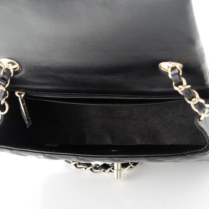 Chanel Lambskin Quilted Mini Rectangular Flap Black 5 of 8
