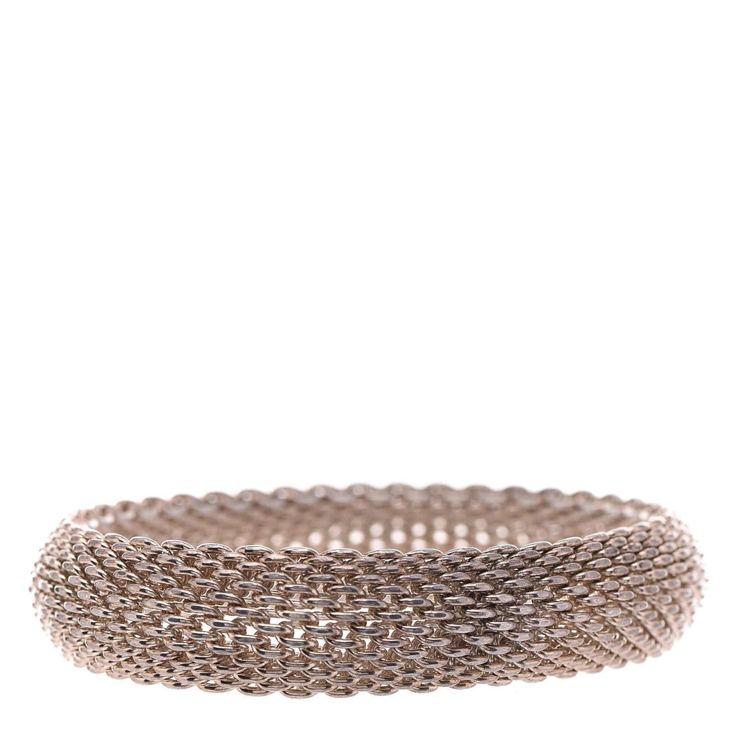 Tiffany Sterling Silver Somerset Mesh Bracelet 3 of 5