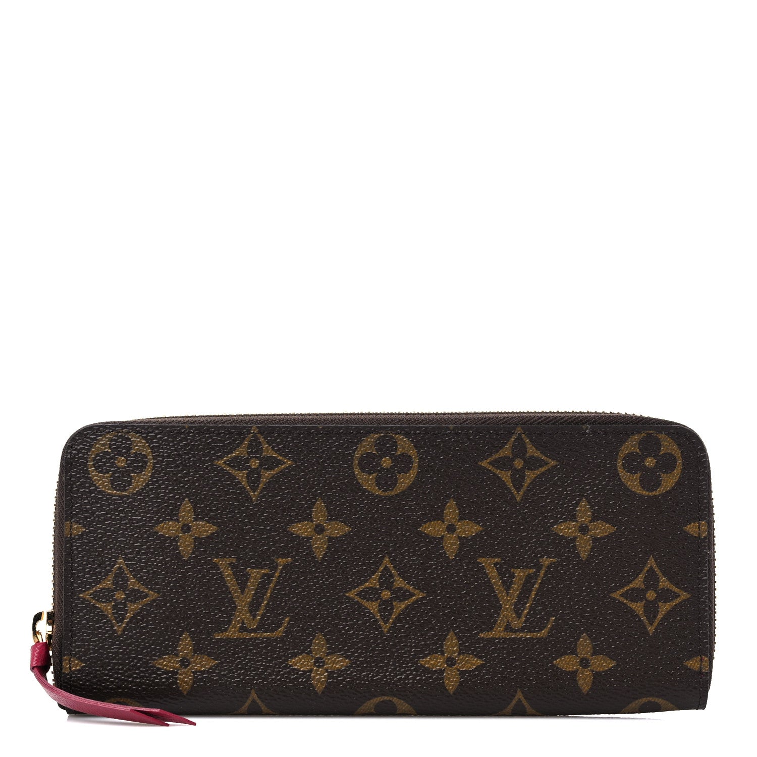 Louis Vuitton Monogram Clemence Wallet Fuchsia 1 of 10
