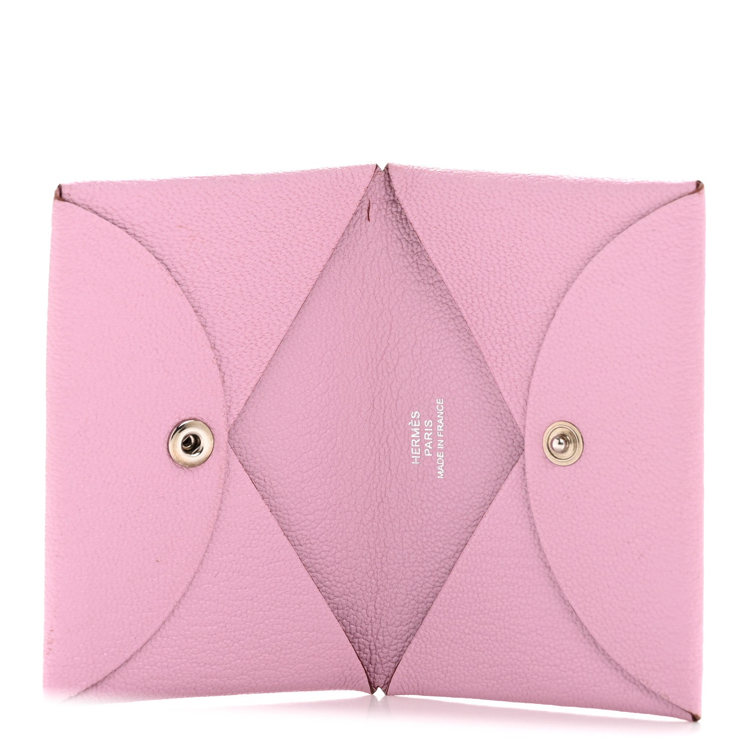 Hermes Chevre Mysore Calvi Card Case Mauve Sylvestre 5 of 11