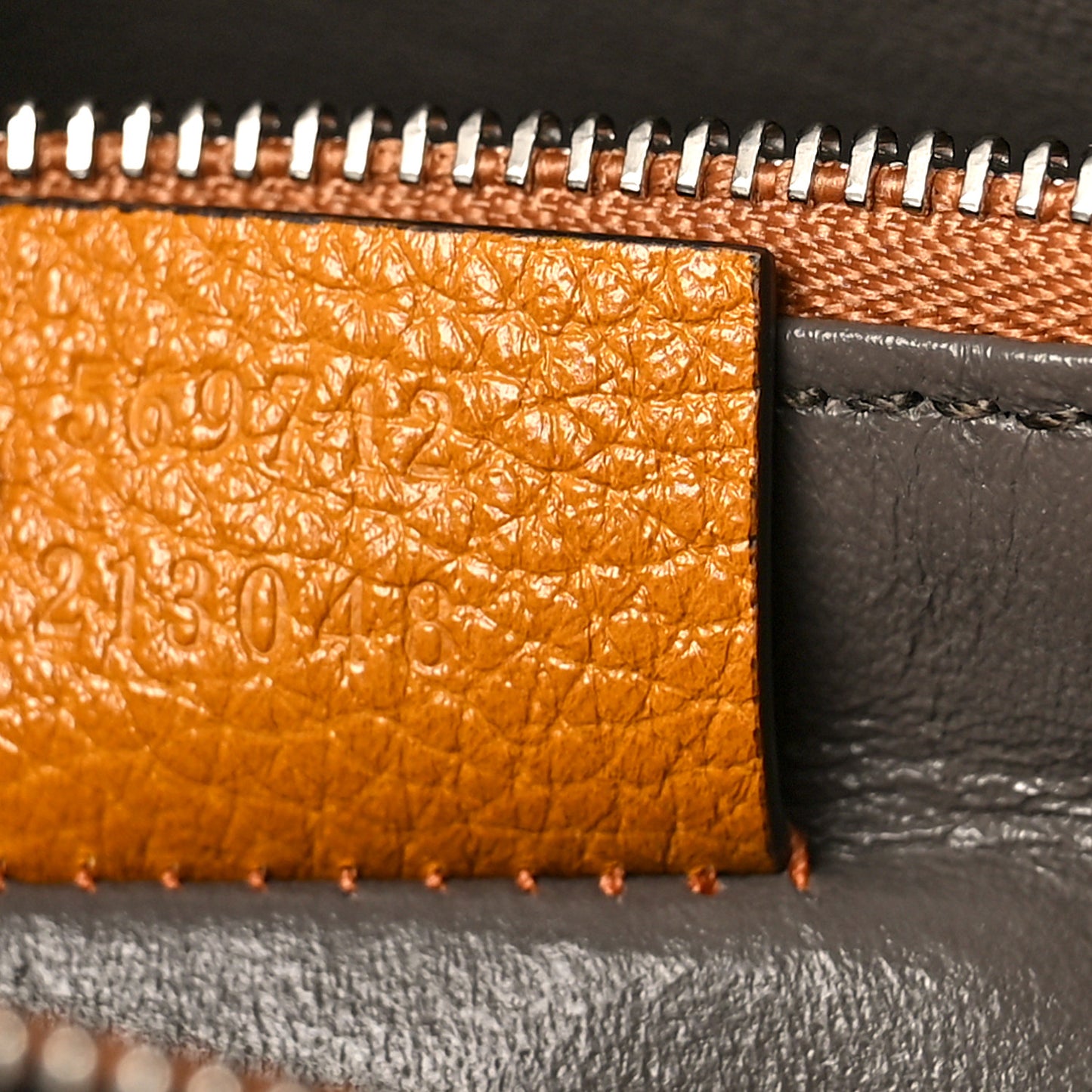 Posillipo Grain Calfskin Small Zumi Top Handle Bag Sun Oil