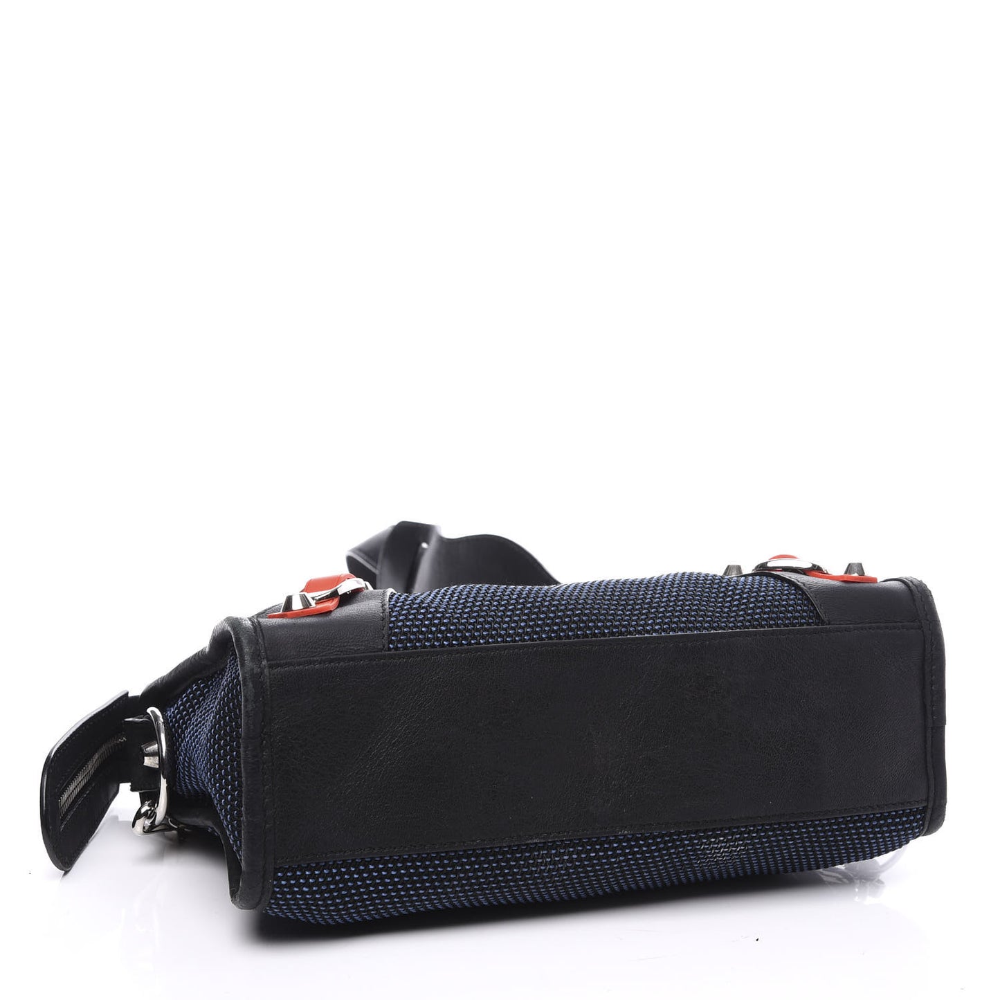 Mesh Agneau Arena Classic Silver Hardware Mini City Black Navy Orange