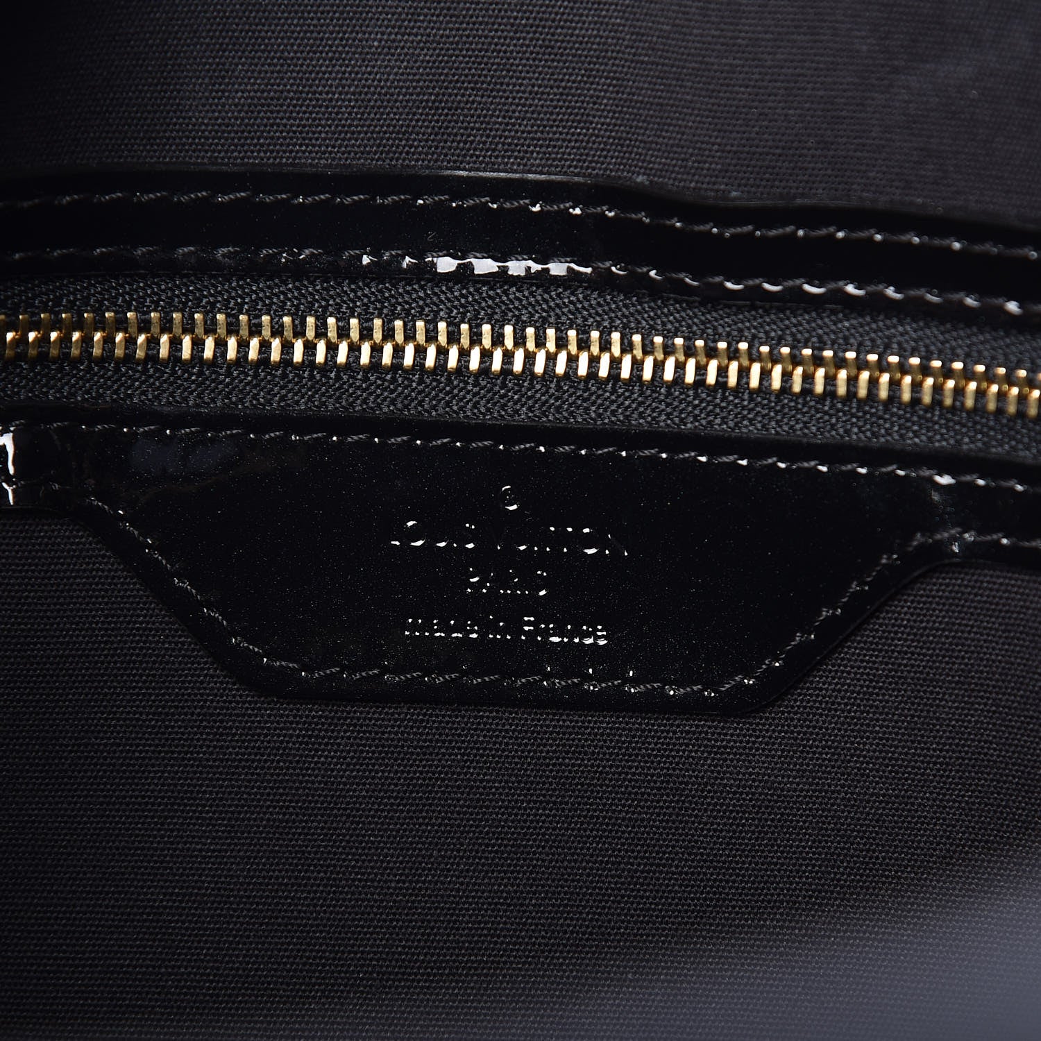Louis Vuitton Vernis Brea MM Black 9 of 13