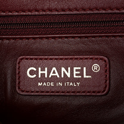 Chanel Lambskin Quilted Chain Backpack Burgundy 6 of 10