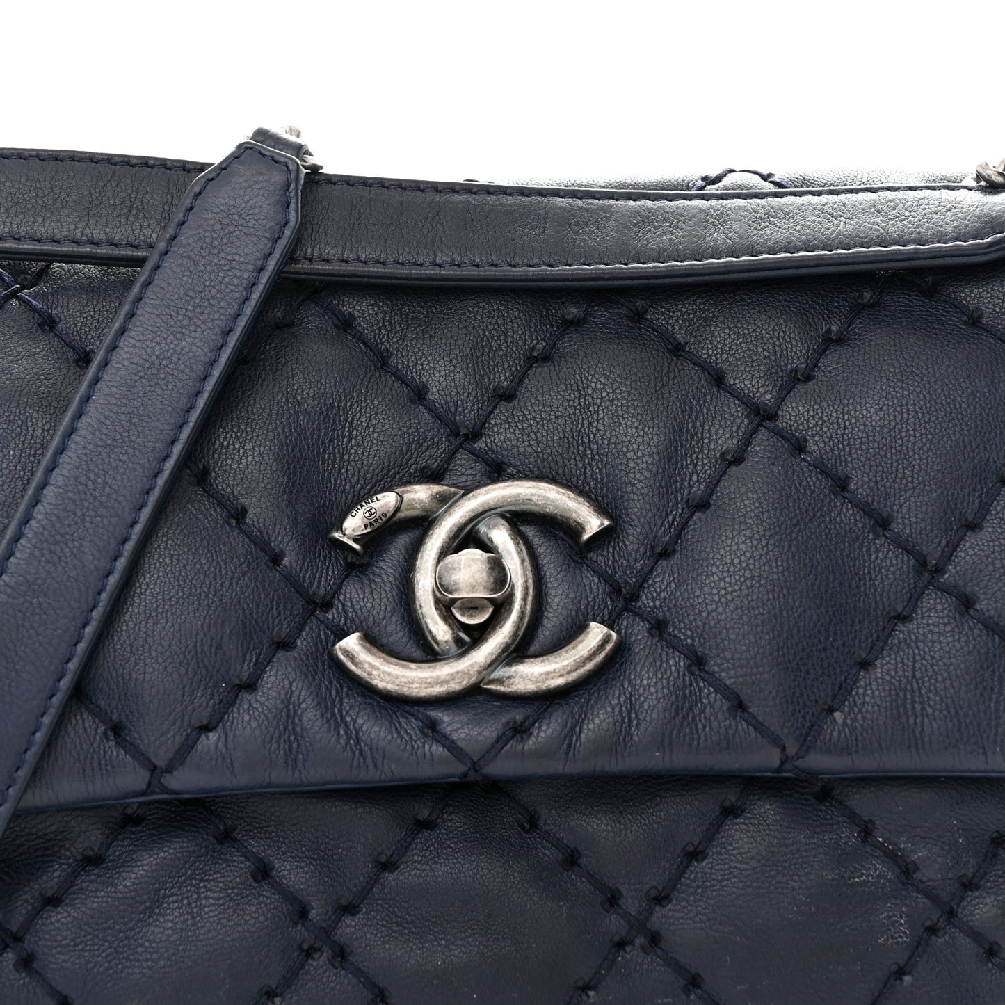 Calfskin Love Me Tender Flap Navy