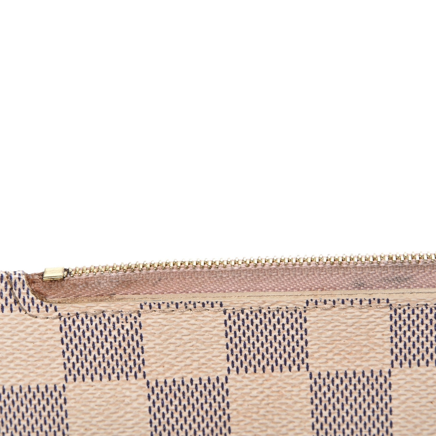 Louis Vuitton Damier Azur Neverfull MM GM Pochette Rose Ballerine 10 of 11