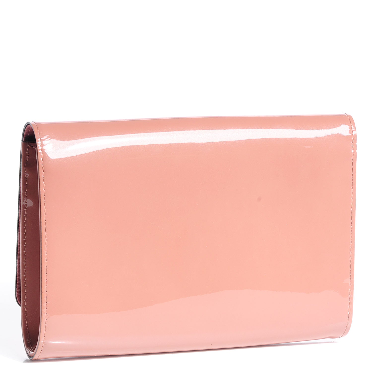 Louis Vuitton Vernis New Sobe Clutch Rose Velours 3 of 7