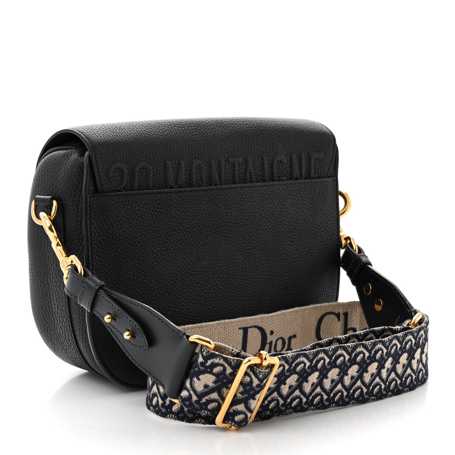 Christian Dior Grained Calfskin Large Bobby Flap Black 3 of 9