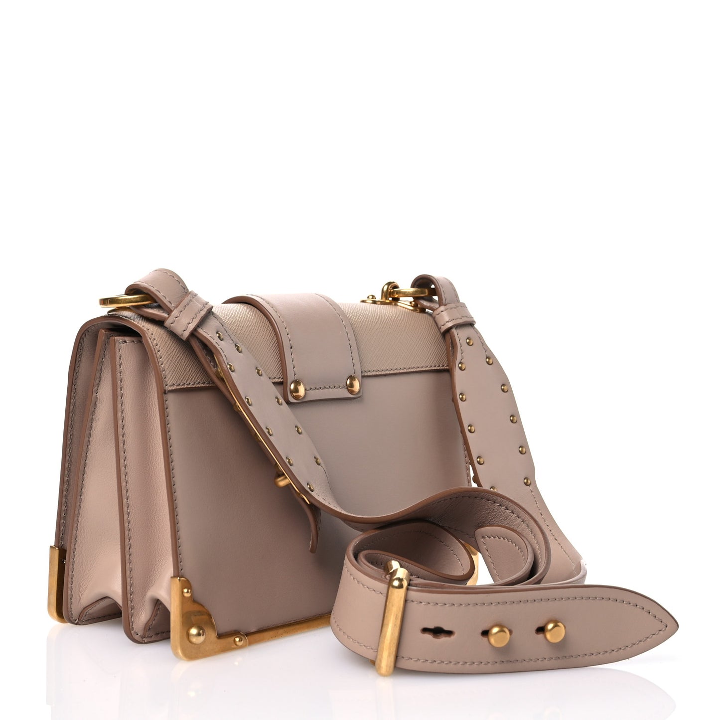 City Calf Saffiano Cahier Bag Cammeo