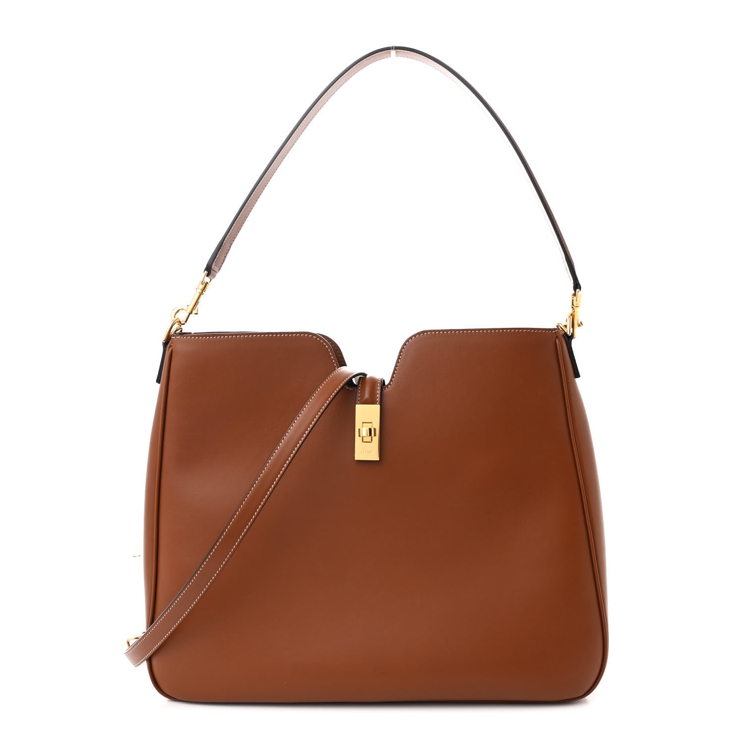 Celine Smooth Calfskin Medium Camille 16 Soft Bag Tan 1 of 11