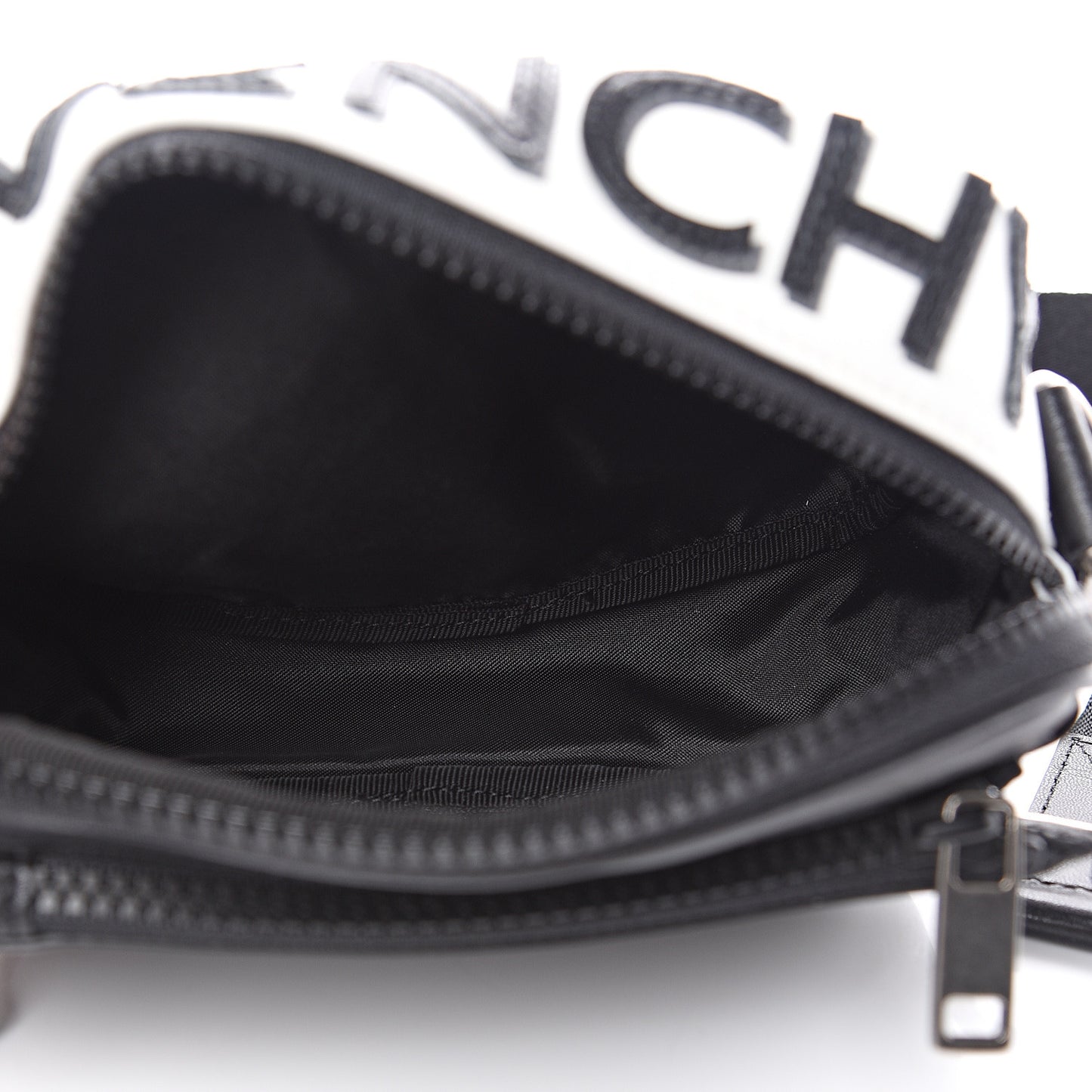 Calfskin MC3 Crossbody Bag Black White
