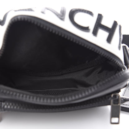 Givenchy Calfskin MC3 Crossbody Bag Black White 4 of 8