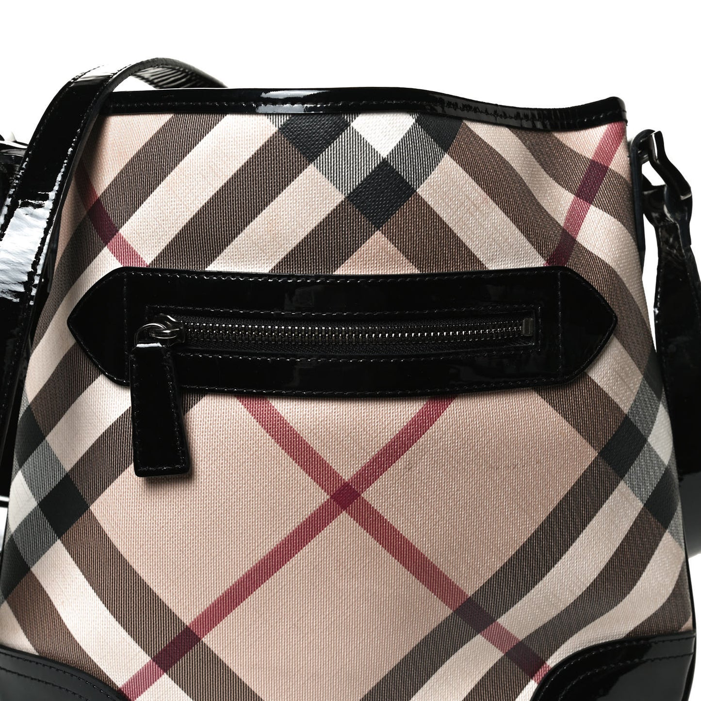 Supernova Check Small Dryden Crossbody Bag Black