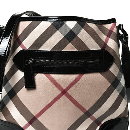 Burberry Supernova Check Small Dryden Crossbody Bag Black 8 of 10