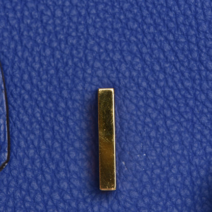 Hermes Togo Birkin 30 Bleu Electrique 22 of 34