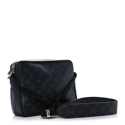 Louis Vuitton Taiga Monogram Eclipse Outdoor Messenger Black 3 of 10