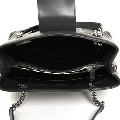 Saint Laurent Calfskin Y Quilted Monogram Small Loulou Shopper Grey 5 of 11