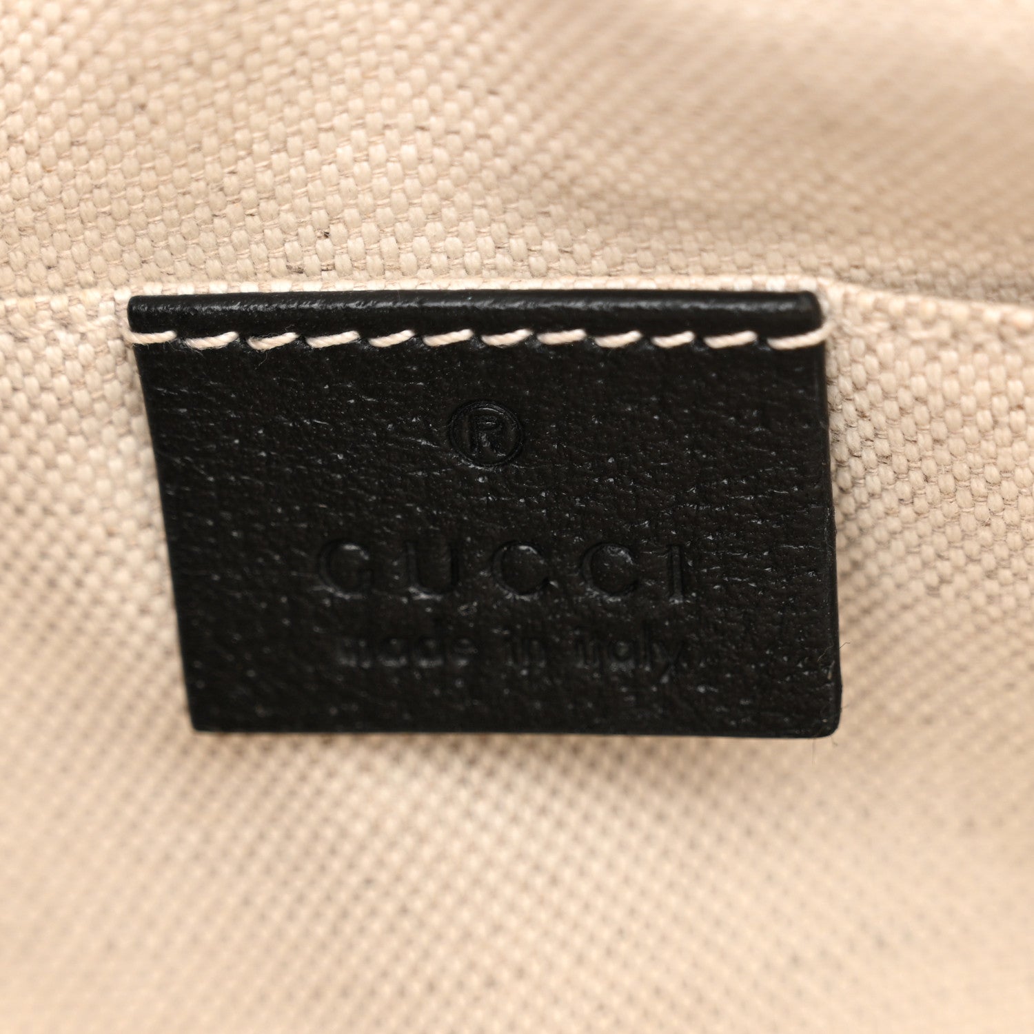 Gucci Jacquard Black Denim GG Monogram Textured Dollar Calfskin Mini Ophidia Shoulder Bag Black Ivory 6 of 10