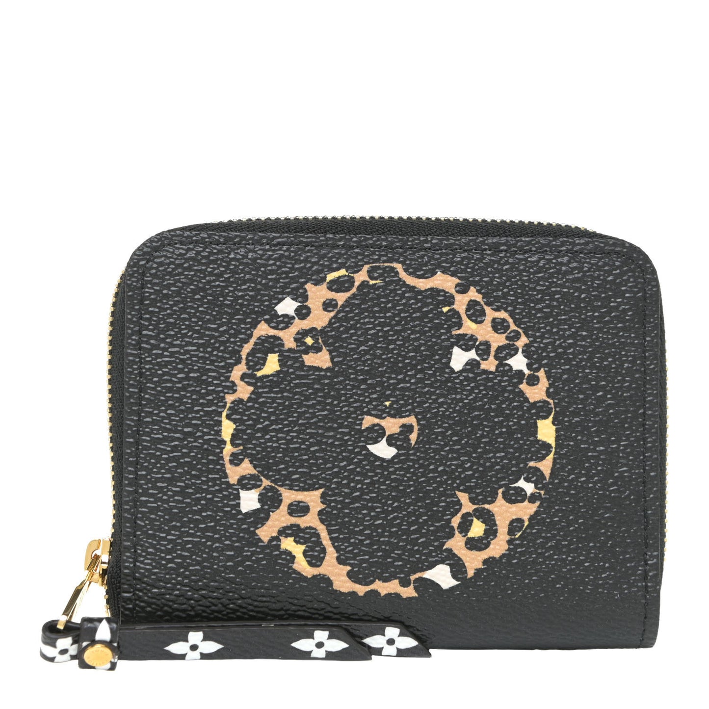 Monogram Giant Jungle Zippy Coin Purse Black