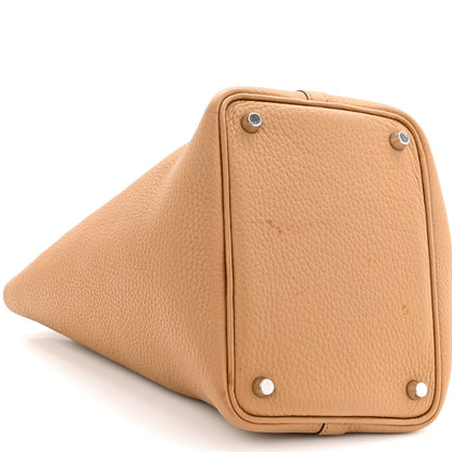Hermes Taurillon Clemence Picotin Lock 18 PM Biscuit 10 of 11