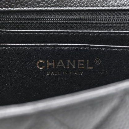 Chanel Caviar Quilted Mini Rectangular Flap Black 6 of 12