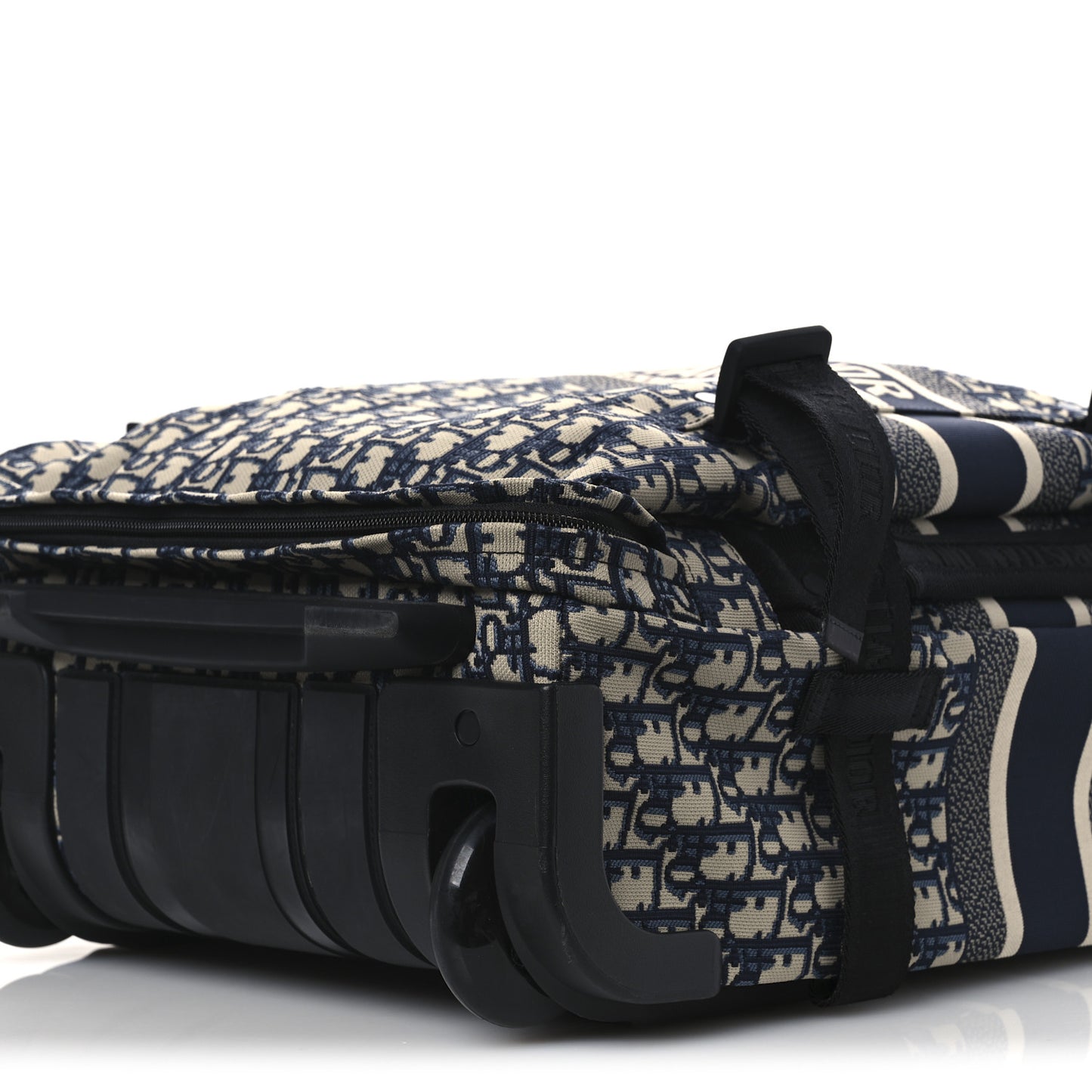 Oblique Small Diortravel Suitcase Blue