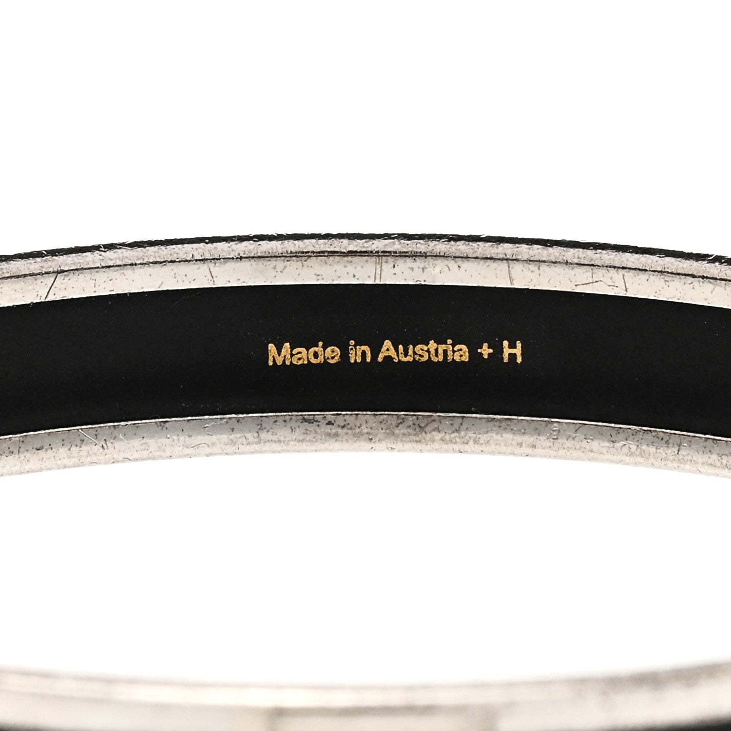 Hermes Enamel Narrow Printed Chaine D'Ancre Bracelet 65 5 of 6