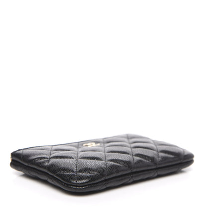 Chanel Caviar Quilted Small Cosmetic Case Black 4 of 8