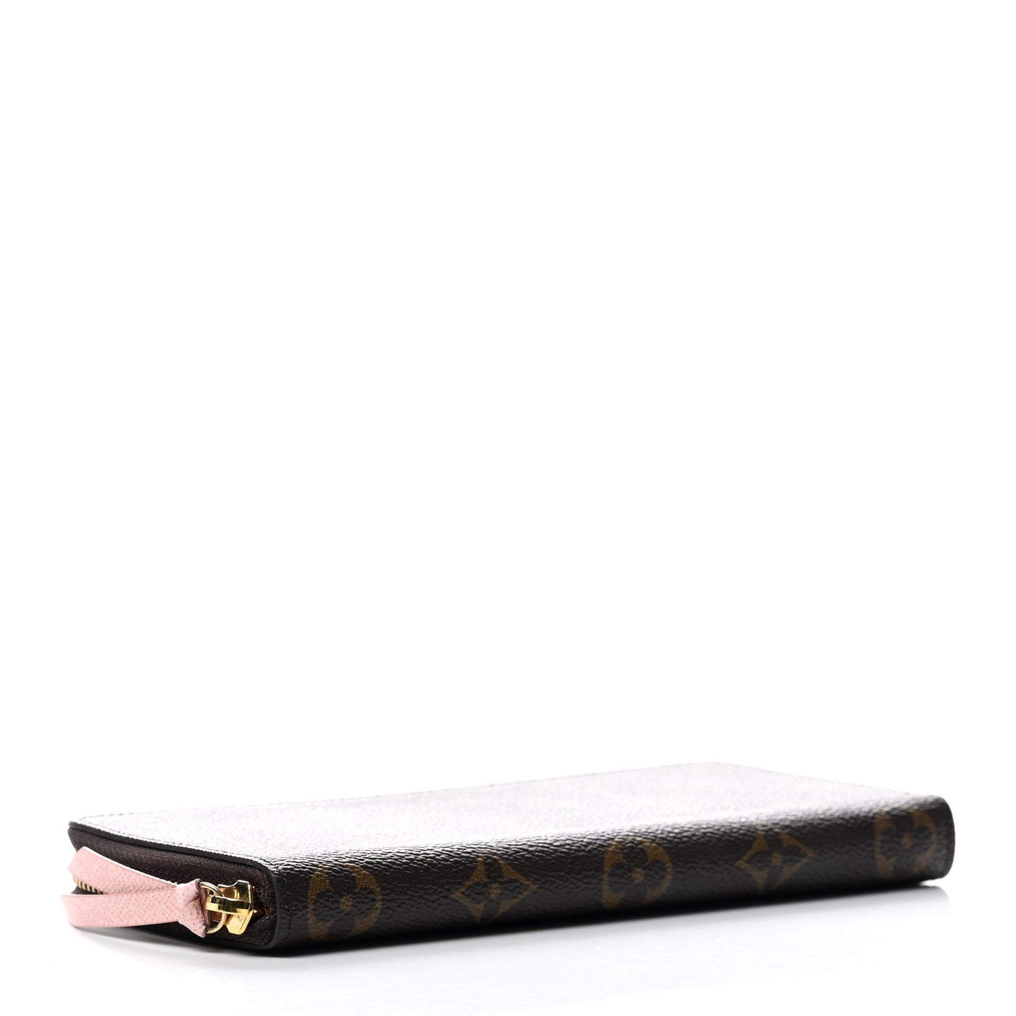 Monogram Clemence Wallet Rose Ballerine