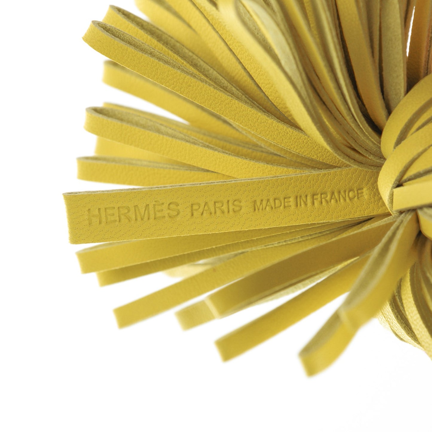 Lambskin Carmen Tassel Key Holder Soufre