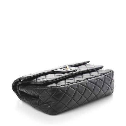 Chanel Lambskin Quilted Medium Double Flap Black 3 of 9